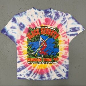 Vintage 1999 Black Sabbath Reunion Tour Ozzy Pantera Deftones Rare T Shirt XL